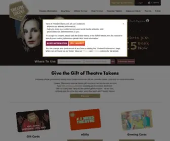 Theatretokens.com(Theatre Tokens) Screenshot