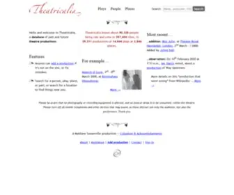 Theatricalia.com(Theatricalia) Screenshot