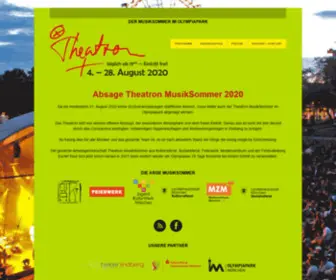Theatron.net(Der Musiksommer im Olympiapark) Screenshot