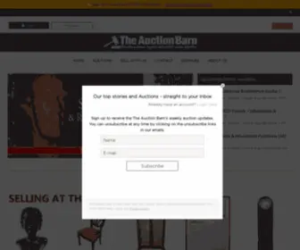 Theauctionbarn.com.au(The Auction Barn) Screenshot