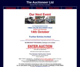 Theauctioneer.co.uk(The Auctioneer Ltd) Screenshot