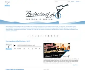 Theaudaciouslife.com(The Audacious Life) Screenshot