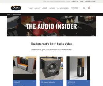 Theaudioinsider.com(Swan speakers) Screenshot