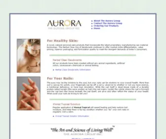 Theauroragrp.com(The Aurora Group) Screenshot