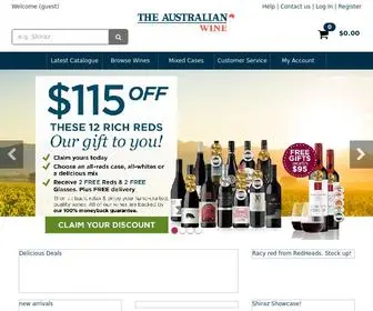 Theaustralianwine.com.au(The Australian WINE) Screenshot
