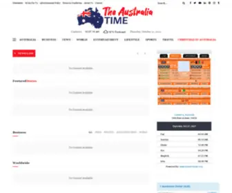 Theaustraliatime.com(National Online Magazine in the Australia) Screenshot