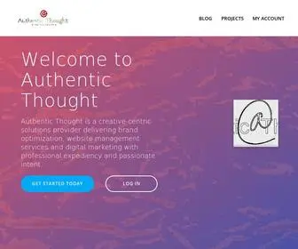 Theauthenticthought.com(Original Solutions) Screenshot