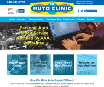 Theautoclinic.com(The Auto Clinic) Screenshot