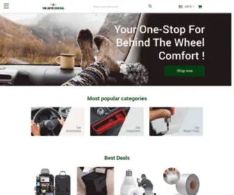 Theautogeneral.com(High-Quality Auto Gear, Car/mobile accessories, and Road Trip essentials Online Store With Free Shipping) Screenshot