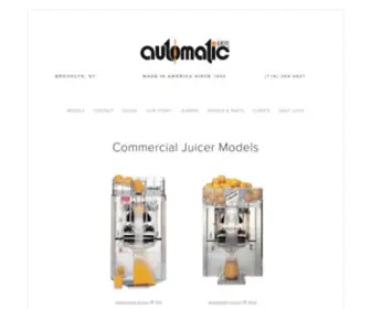 TheautomaticJuicer.com(Automatic®) Screenshot