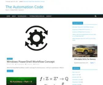 Theautomationcode.com(The Automation Code) Screenshot