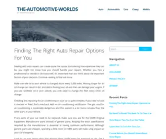 TheautomotiveWorlds.com(All About Automotive) Screenshot