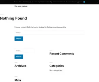 Theautopalace.com(The Auto Palace) Screenshot