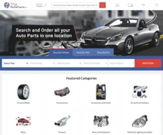 Theautopartsshop.com(Discount Auto Parts & Aftermarket Car Body Parts Online) Screenshot