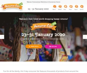 Theautumnfair.com(The Autumn Fair Bahrain) Screenshot