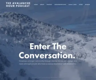 Theavalanchehour.com(The Avalanche Hour Podcast) Screenshot