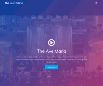 Theavemaria.org(The Ave Maria Song) Screenshot