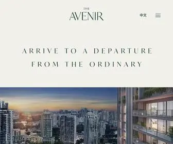 Theavenir.com.sg(The Avenir) Screenshot