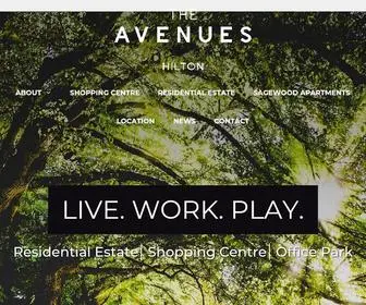 Theavenueshilton.co.za(Live. Work. Play. The Avenues Hilton) Screenshot