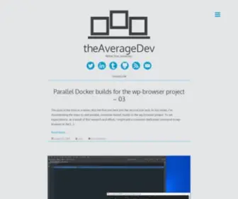 Theaveragedev.com(Better than yesterday) Screenshot