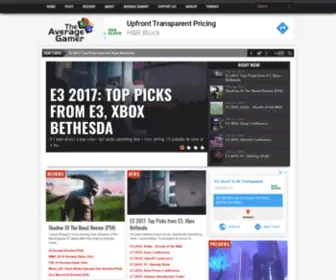 Theaveragegamer.com(The Average Gamer) Screenshot