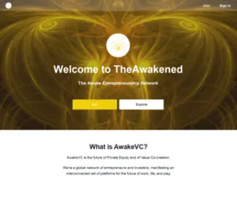 Theawakened.net(The future of value creation) Screenshot