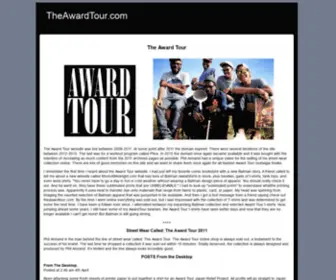 Theawardtour.com(The Award Tour) Screenshot