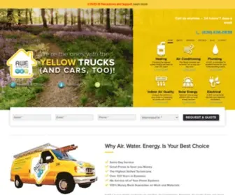 Theawefactor.com(HVAC contractor) Screenshot