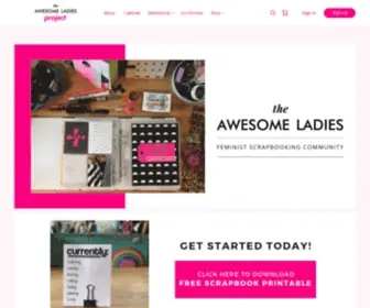 Theawesomeladiesproject.com(The Awesome Ladies Project by rukristin) Screenshot