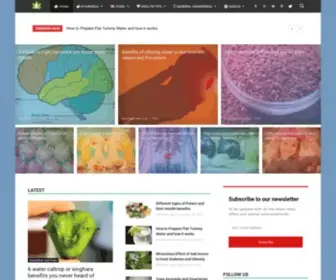 Theayurveda.org(Cure for diseases using home remedies) Screenshot