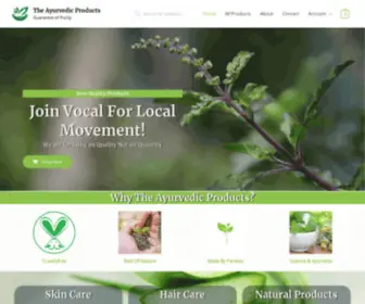 TheayurvedicProducts.com(The Ayurvedic Products) Screenshot