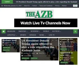 Theazb.com(Daily Azb) Screenshot