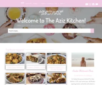 Theazizkitchen.com(The Aziz Kitchen) Screenshot