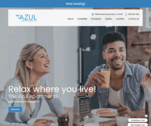 Theazulapartments.com(The Azul Apartments) Screenshot