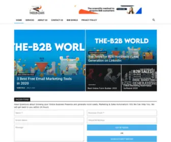 Theb2Bleads.com(The B2B LEADS World. In this blog you will find) Screenshot