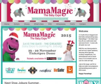 Thebabyexpo.co.za(MamaMagic, The Baby Expo) Screenshot