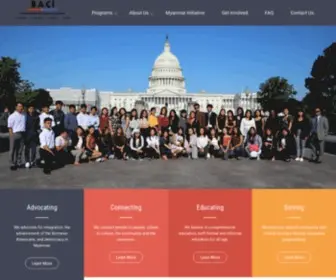 Thebaci.org(Burmese American Community Institute) Screenshot