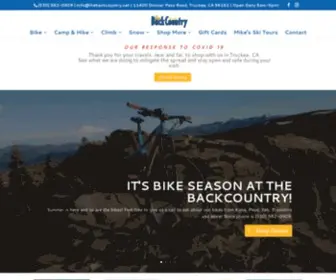 The BackCountry Homepage