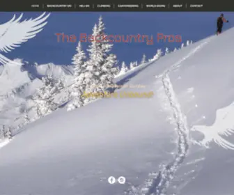 Thebackcountrypros.com(Ski and Climbing Guides) Screenshot