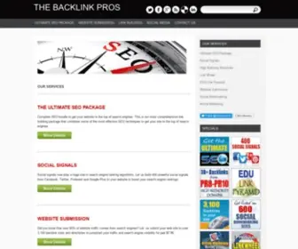 Thebacklinkpros.com(The Backlink Pros) Screenshot
