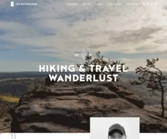 Thebackpacker.de(Outdoor, Wandern, Abenteuer = Wanderlust) Screenshot