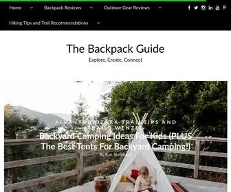 Thebackpackguide.com(The Backpack Guide) Screenshot