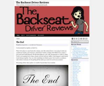 Thebackseatdriverreviews.com(Film analysis) Screenshot