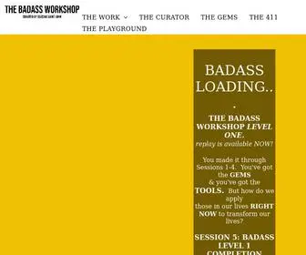 Thebadassworkshop.com(The Badass Workshop) Screenshot