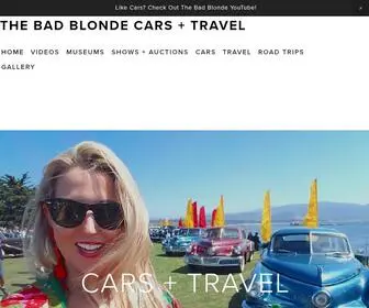 Thebadblonde.com(The Bad Blonde CARS) Screenshot