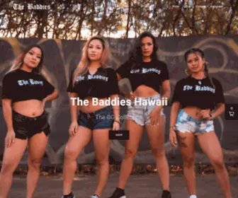 Thebaddieshi.com(A Clothing store brand based in Hawaii) Screenshot