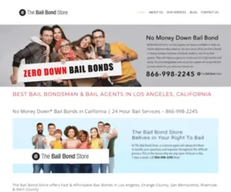 Thebailbondstore.com(The Bail Bond Store) Screenshot