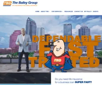 Thebaileygp.com(Life insurance) Screenshot