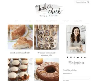Thebakerchick.com(Baking Up A Delicious Life) Screenshot