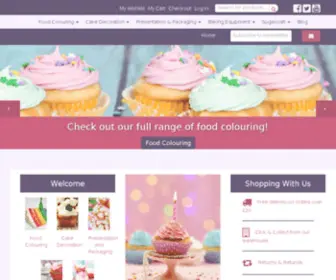 Thebakershop.co.uk(Baking Products & Cake Decorating Supplies) Screenshot